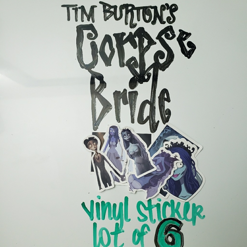 VINYL STICKER LOT | Corpse Bride Set of 6!